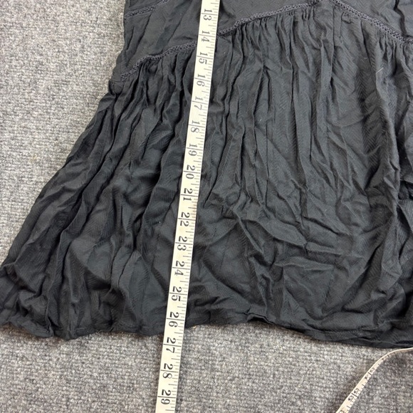 VOLCOM Women’s Black Boho Babydoll Sleeveless Top size: Large - Picture 6 of 7